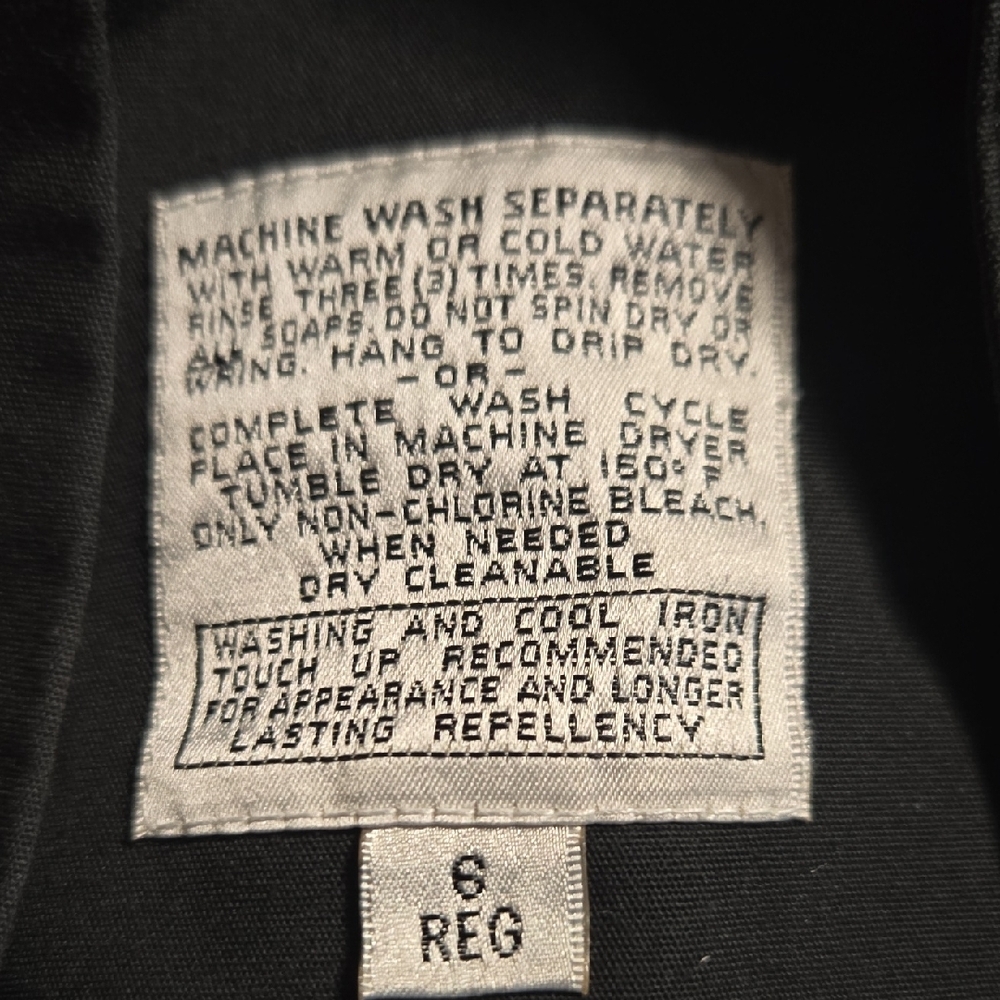 London Fog Charcoal Trench Coat - Picture 4 of 4